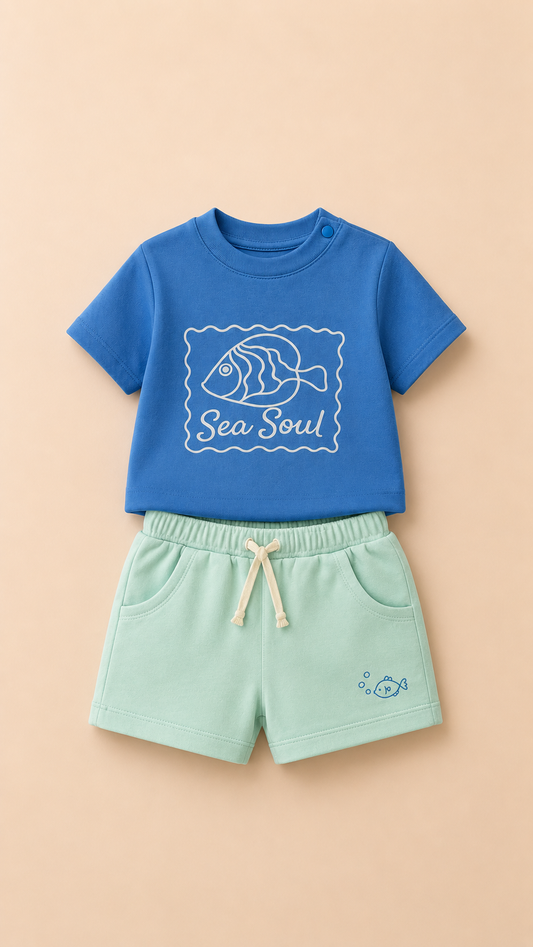 Ensemble Bébé Garçon 2 Pièces – Collection Sea Soul