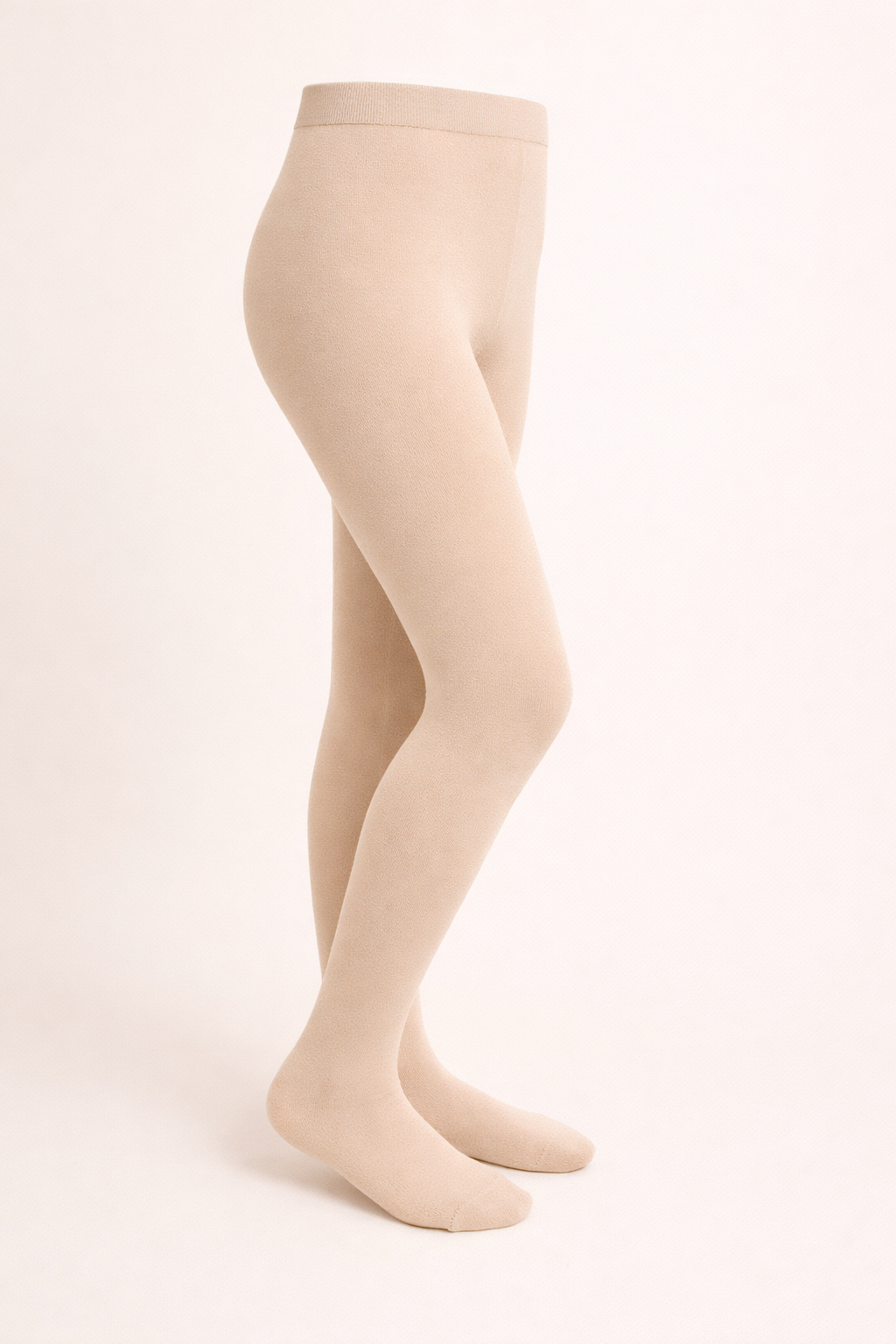 Collant Enfant En Coton Organic Confort Absolu – Beige