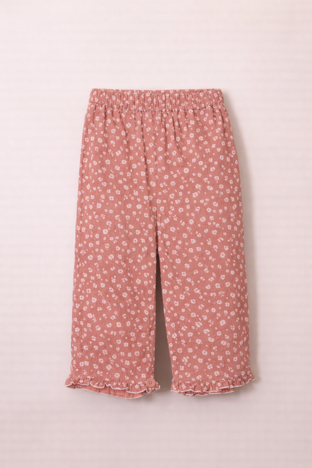 Ensemble pyjama fille à motif fleuri – Douceur & élégance