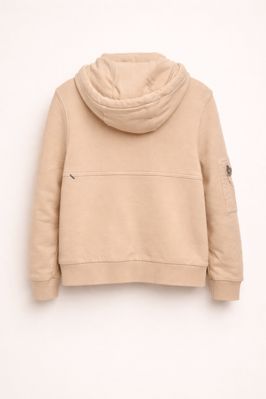 Sweat à Capuche Enfant Style Casual – Beige