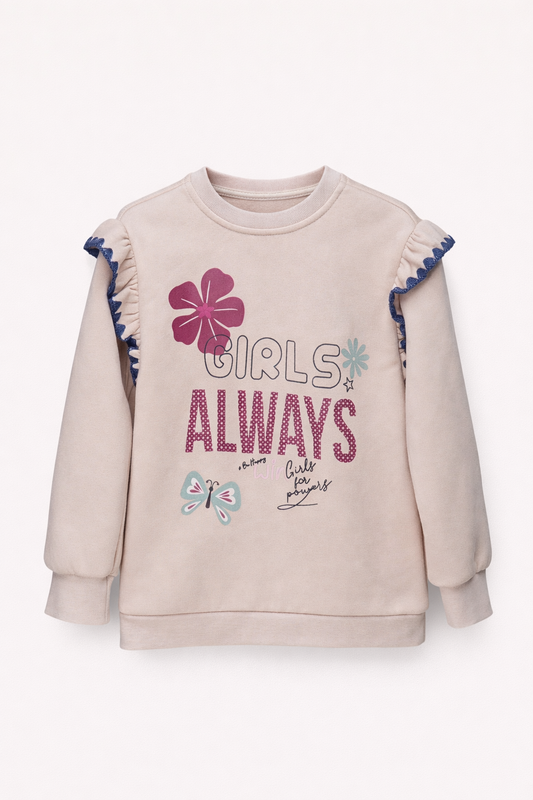 Sweat à Volants “Esprit Romantique”