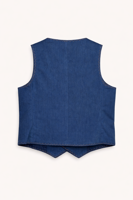 Gilet Garçon Bleu Style Élégant – Touche Chic Moderne