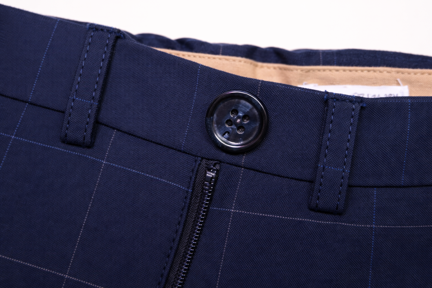 Ensemble Garçon Chic – Veste & Pantalon Bleu Marine à Carreaux