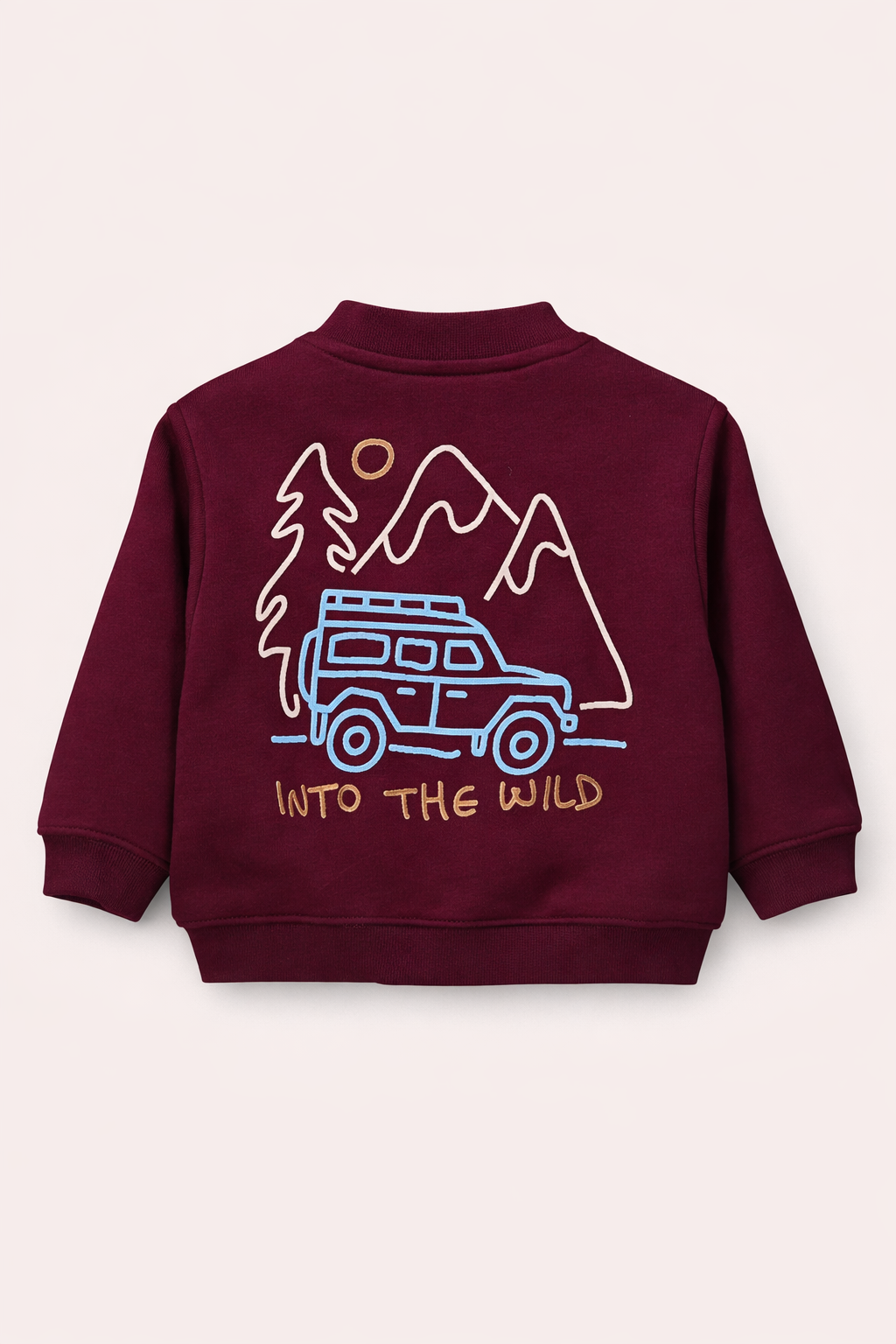 Veste Teddy “Into The Wild” – Bordeaux
