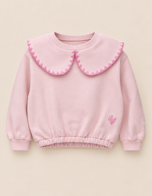 Sweat à Volants et Pantalon Pour Mini Fille