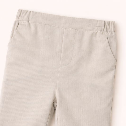 Pantalon enfant beige clair – Élégance & confort au quotidien