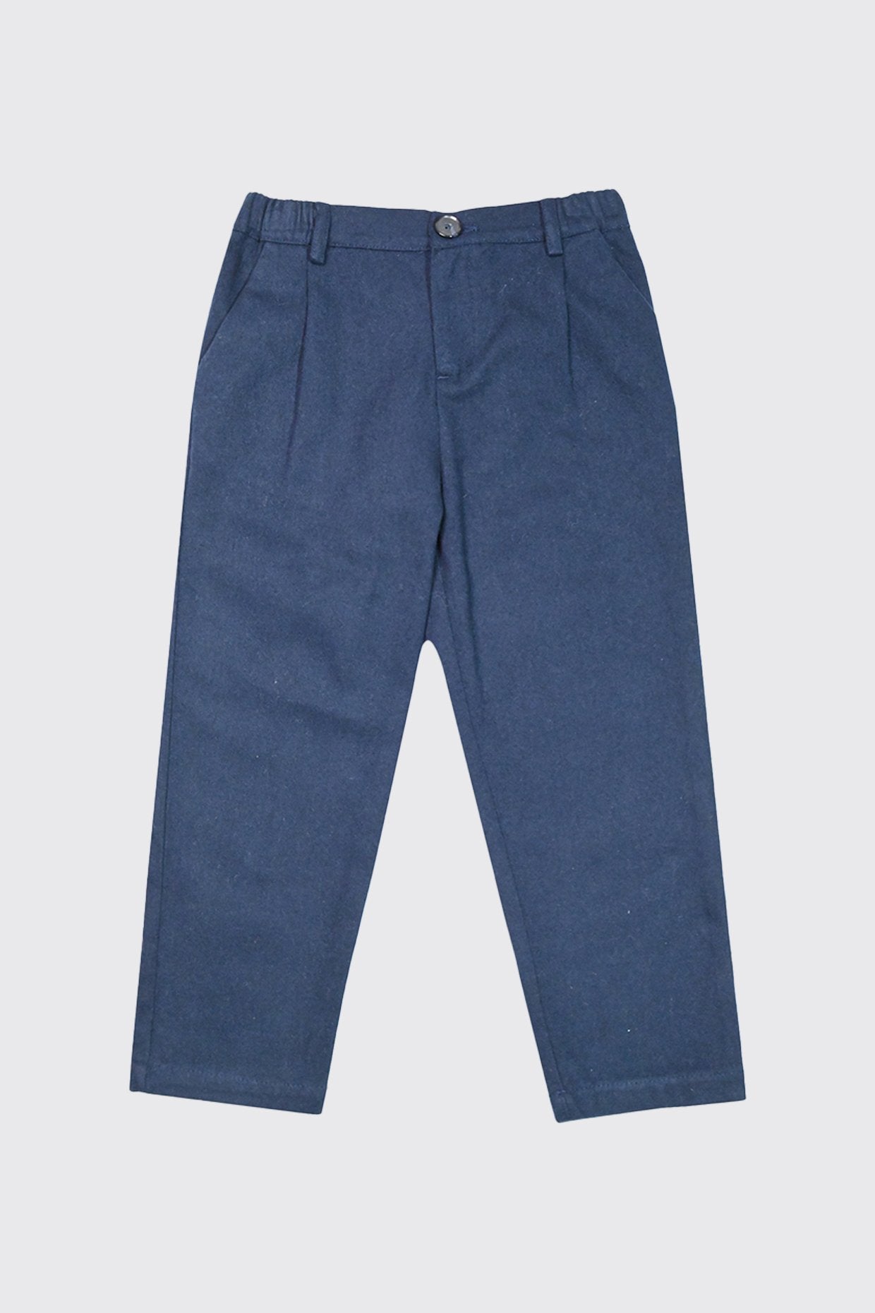 Pantalon en coton avec taille à élastique réglable