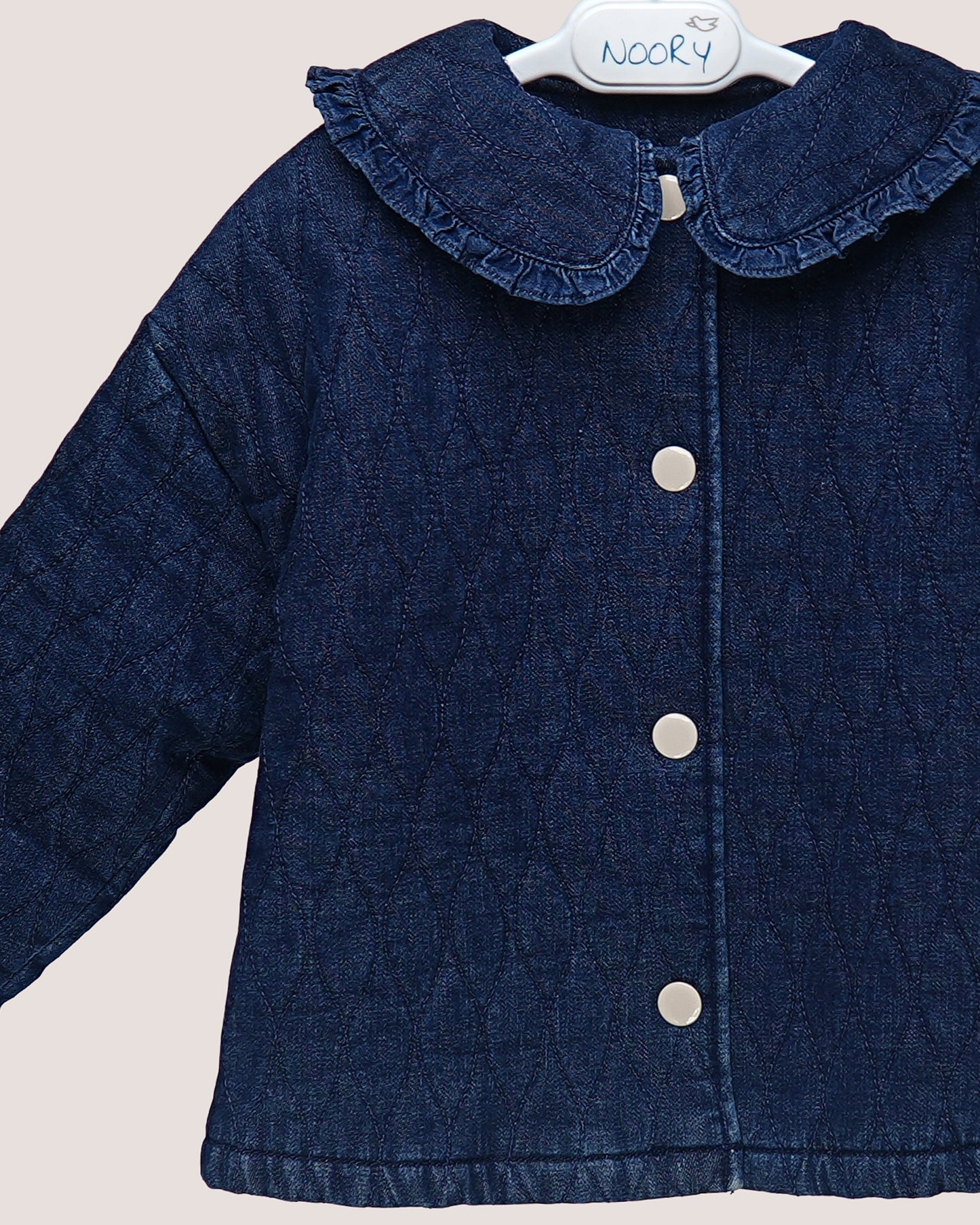 Veste bébé fille matelassée – Douceur & Élégance