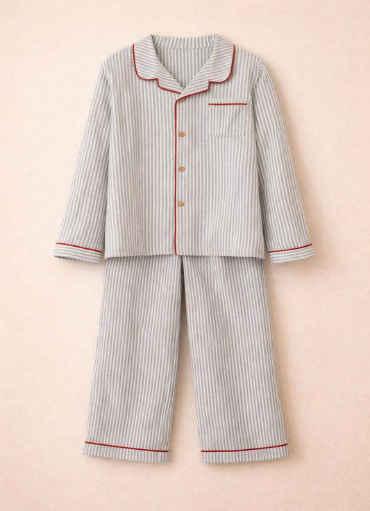 Pyjama enfant rayé – douceur & élégance pour la nuit