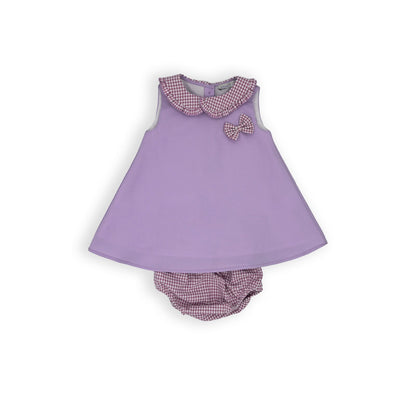 Robe à col claudine