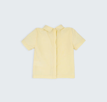 Chemise à col brodé