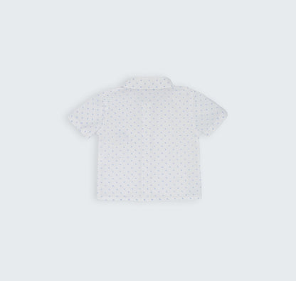 Chemise à poche brodée