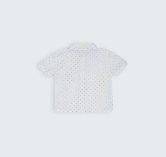 Chemise à poche brodée