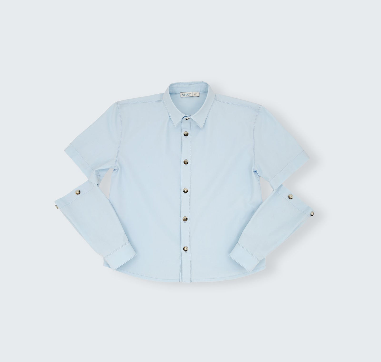 Chemise à manches amovible