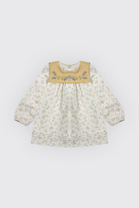Robe à tissu fleuri pour fille