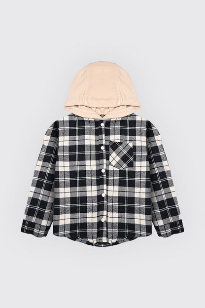 Surchemise oversize à capuche pour garçon