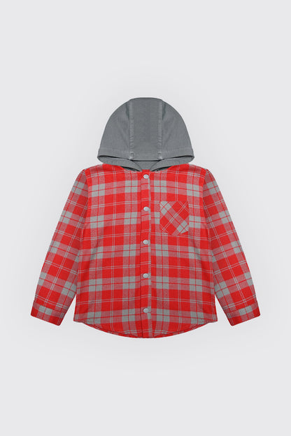 Surchemise oversize à capuche pour garçon