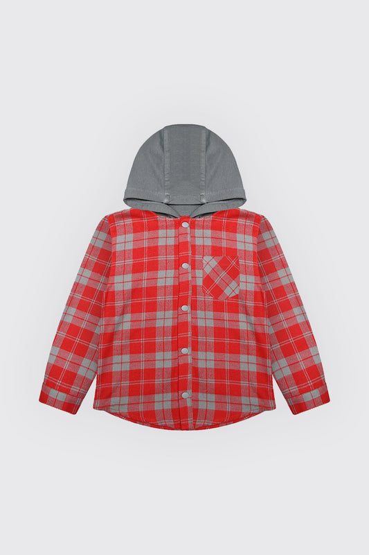 Surchemise oversize à capuche pour garçon