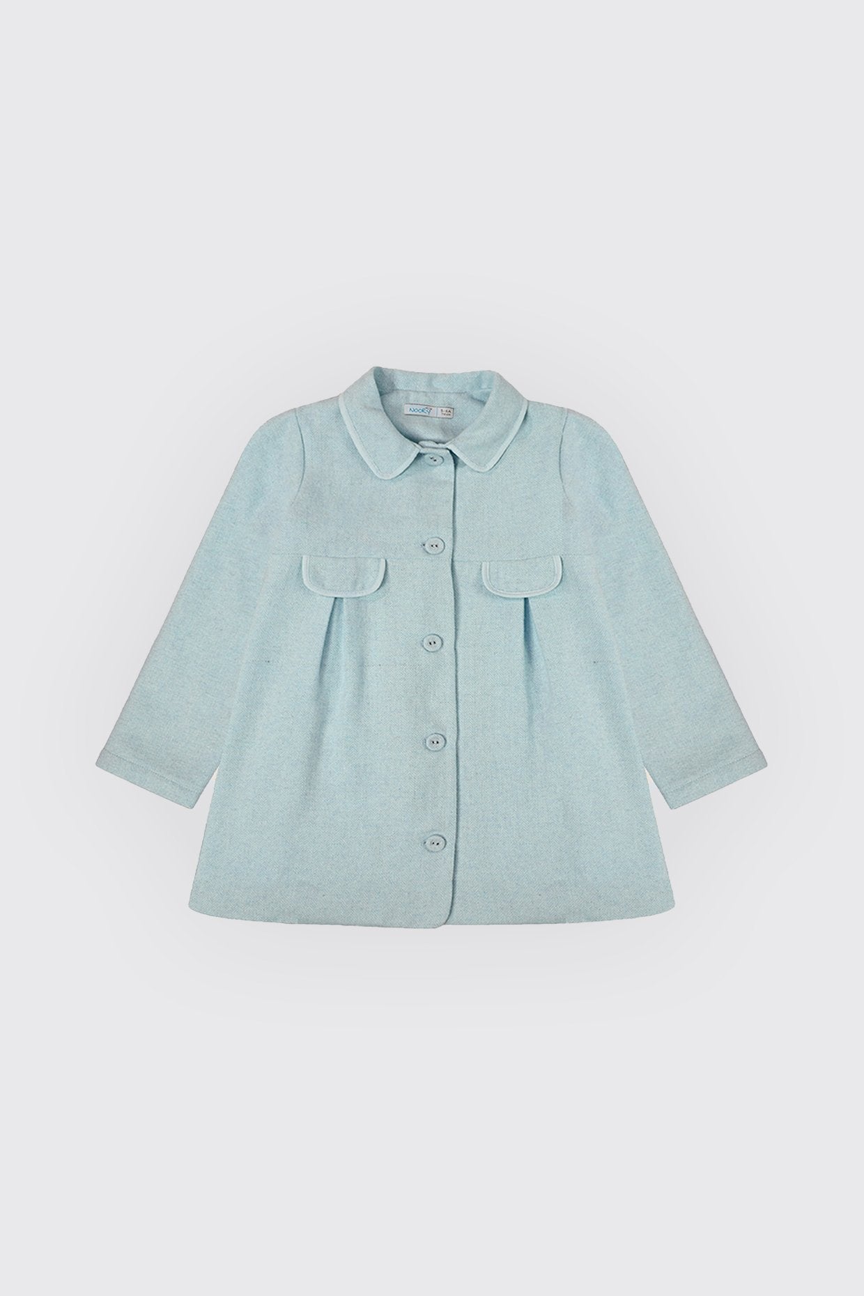 Manteau pour fille en tissu lainage