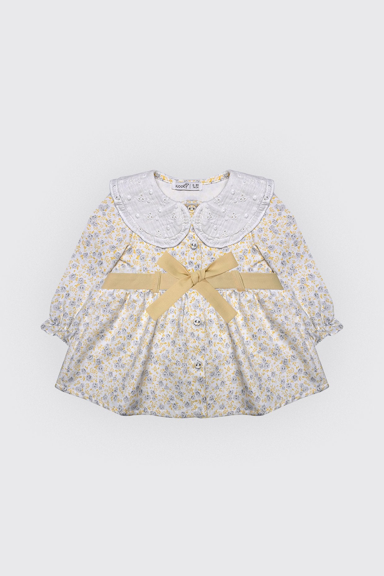 Robe en tissu carreaux pour fille