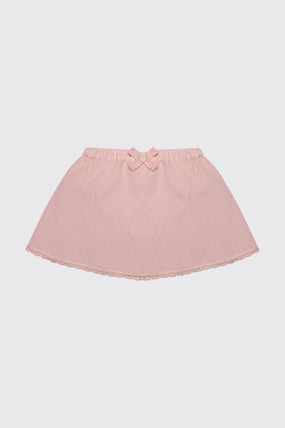 Jupe cloche rose pale