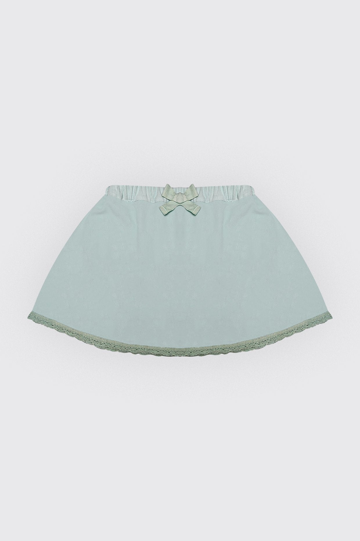 Jupe cloche verte en velour