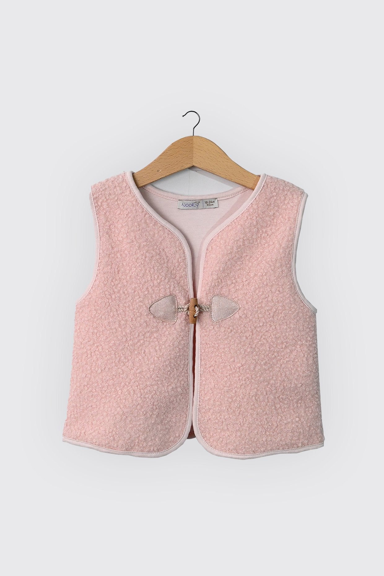 Gilet en peau de mouton avec doublure en jersey 100% coton