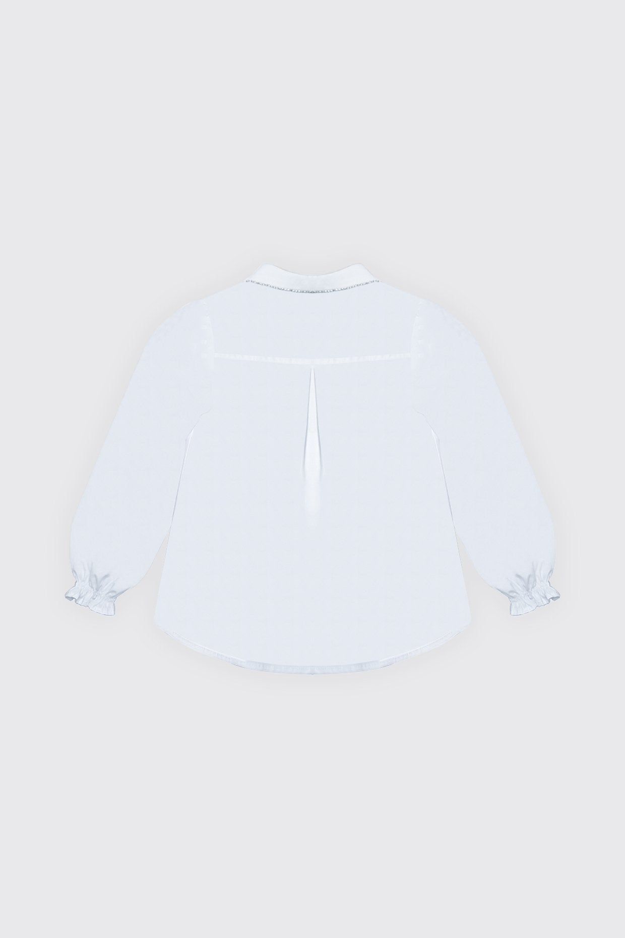 chemise à col claudine en strass