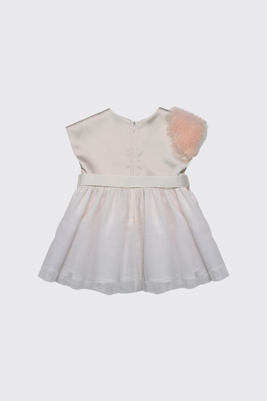 Robe cérémonie en satin et tulle