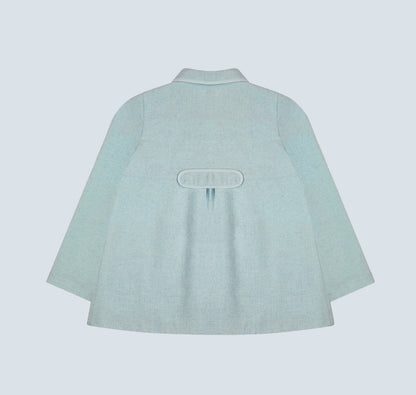 Manteau pour fille en tissu lainage