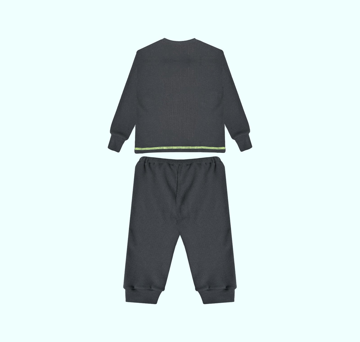 Ensemble pyjama en 100% coton gris