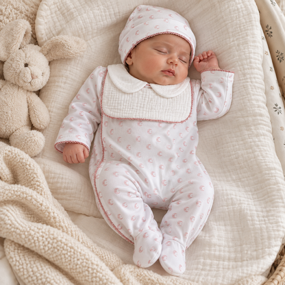Pyjama Grenouillère de Naissance – Collection “Douce Nuit”