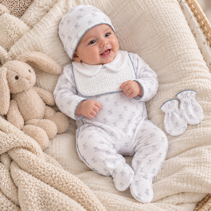Pyjama Grenouillère de Naissance – Collection “Douce Nuit”