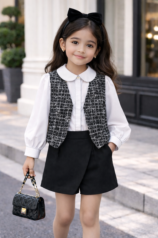 Ensemble Fille Chic – Élégance Parisienne