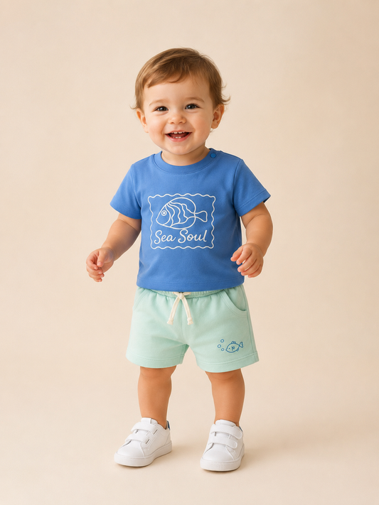 Ensemble Bébé Garçon 2 Pièces – Collection Sea Soul