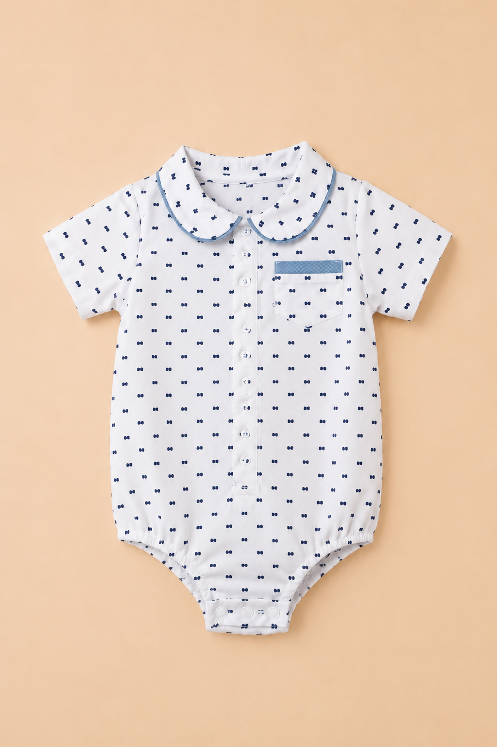 Ensemble Bébé Garçon 3 Pièces – Élégance Estivale