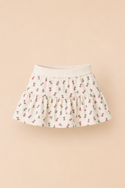 Ensemble fille fleuri – Élégance douce & raffinée