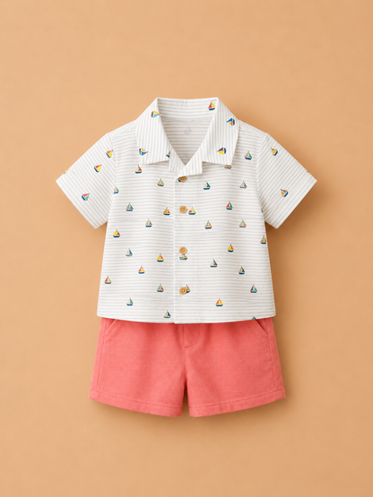 Ensemble garçon – Esprit bord de mer