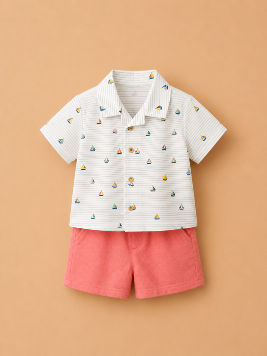 Ensemble garçon – Esprit bord de mer