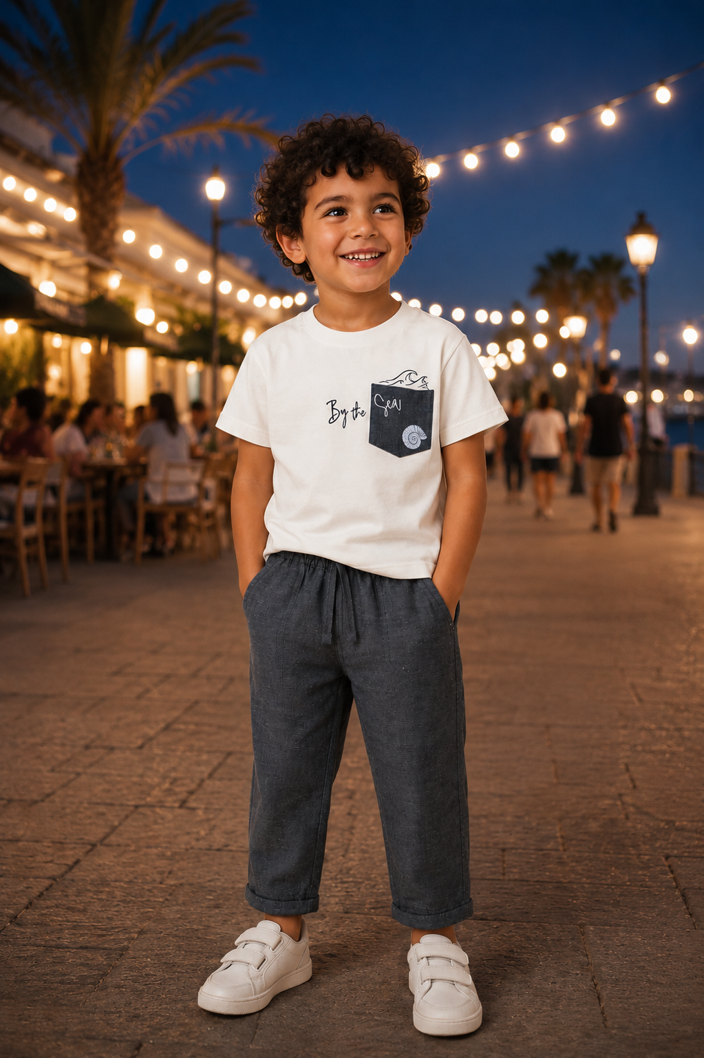 Ensemble garçon casual chic – Style bord de mer
