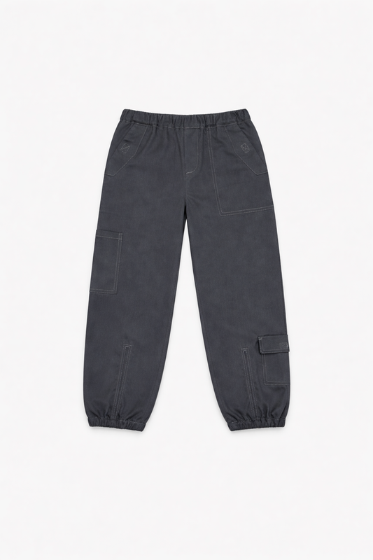 Pantalon Cargo Gris – Enfant