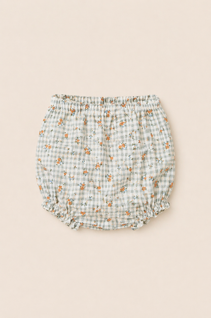 Ensemble bébé blouse & bloomer – Élégance délicate & esprit bohème