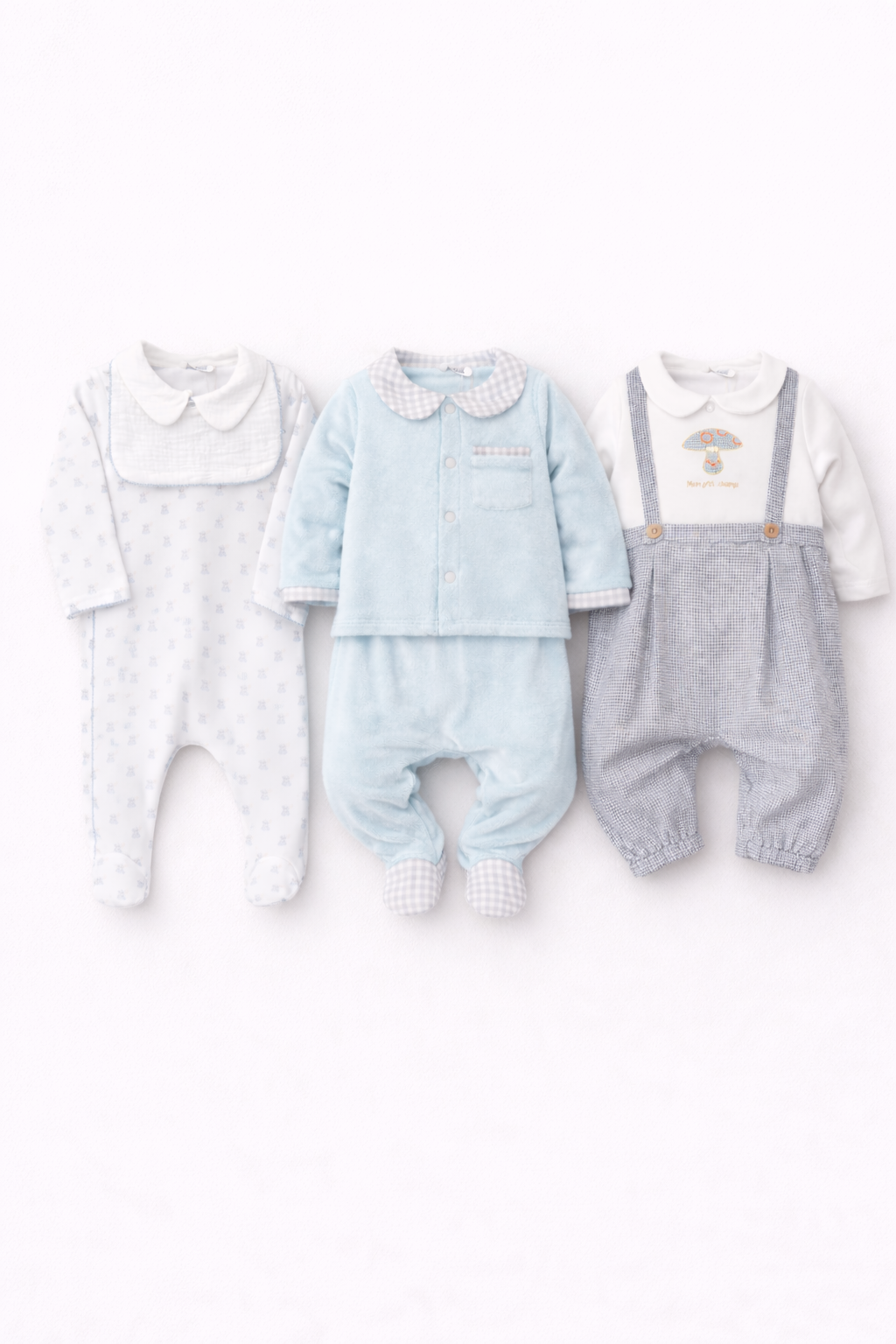Pack 3 Tenues Bébé – Douceur & Élégance