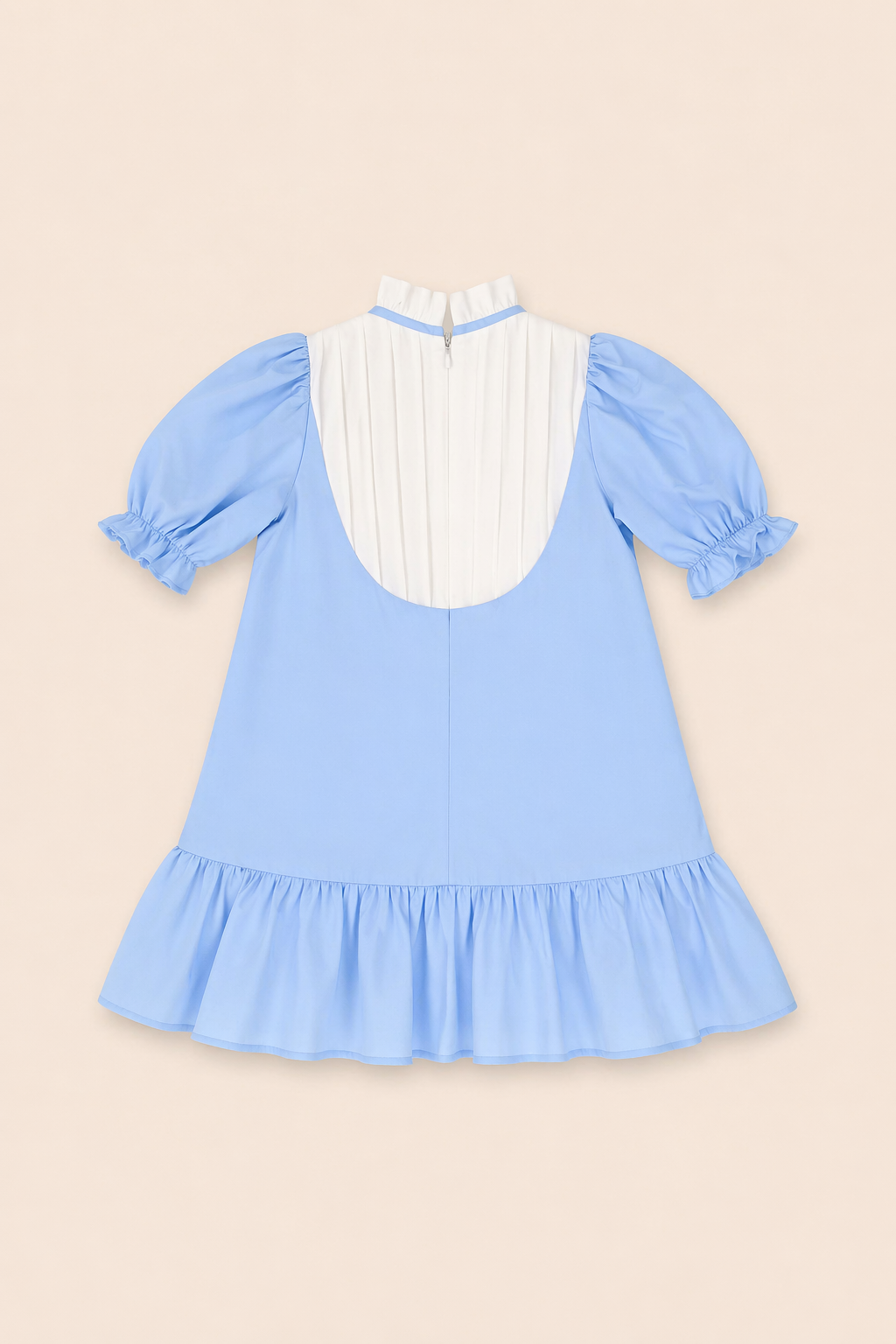 Robe blue ciel fille