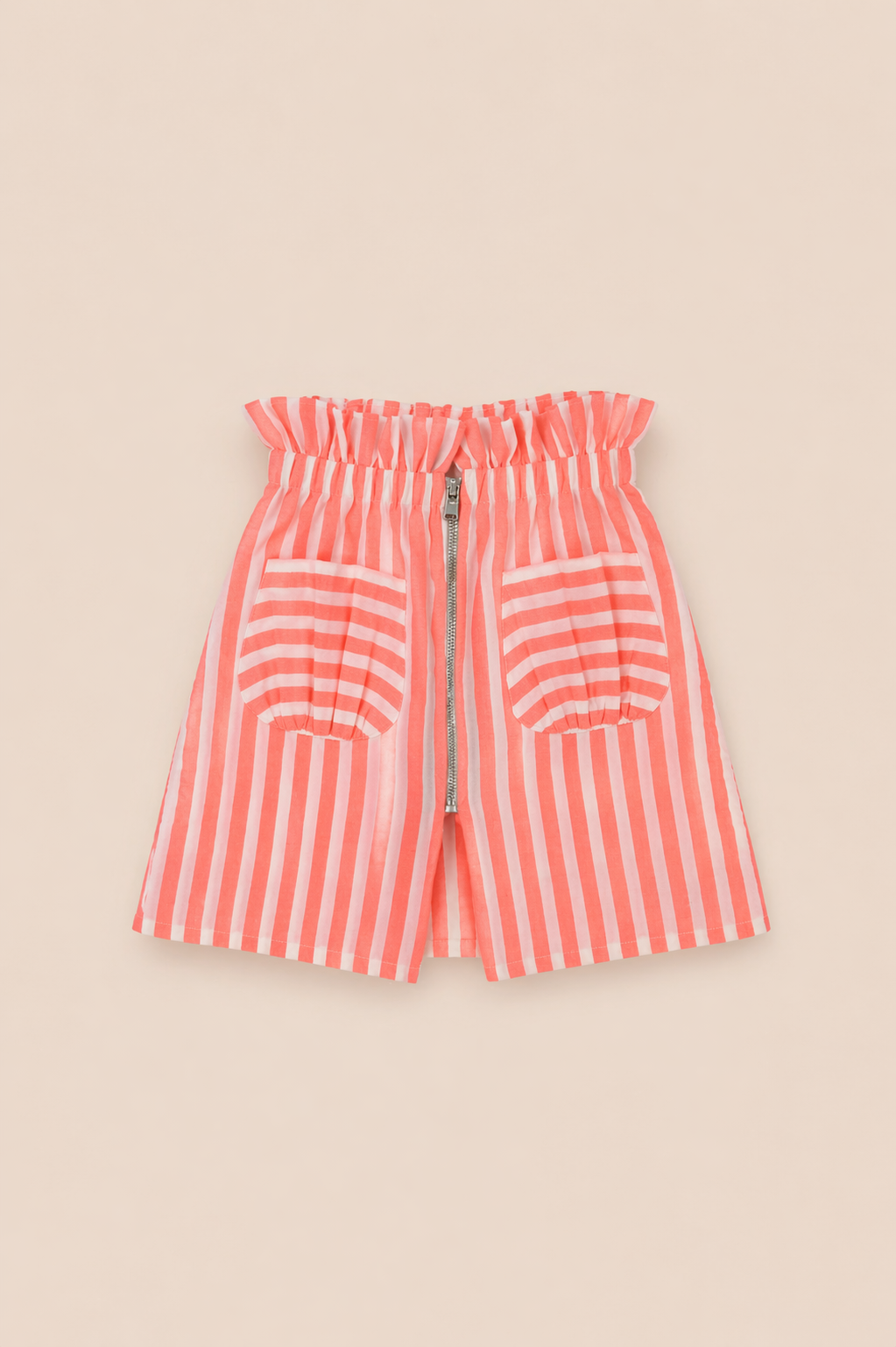 Robe rayée corail – Fraîcheur & élégance estivale