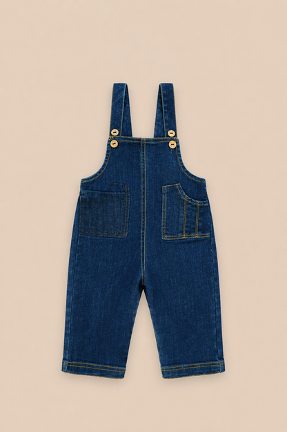 Salopette bébé en denim – Style intemporel & robustesse