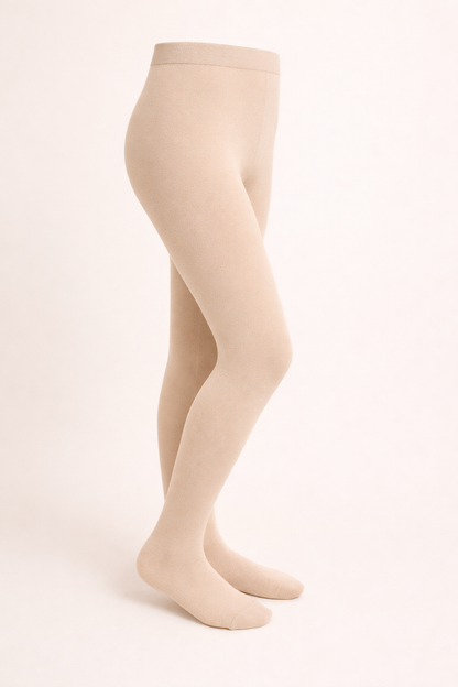 Collant Enfant En Coton Organic Confort Absolu – Beige