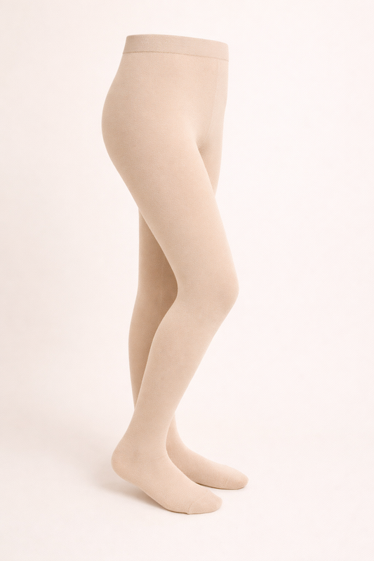 Collant Enfant En Coton Organic Confort Absolu – Beige