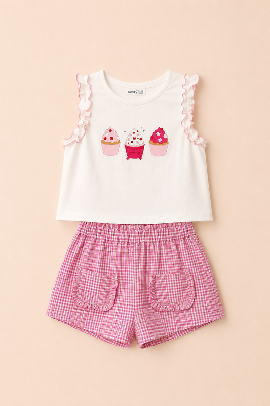 Ensemble fille gourmand & tendance – Douceur estivale