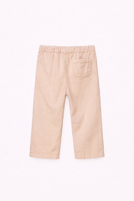 Pantalon bébé en velours côtelé – Douceur & élégance naturelle